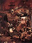Pieter The Elder Bruegel Famous Paintings - Dulle Griet (detail)